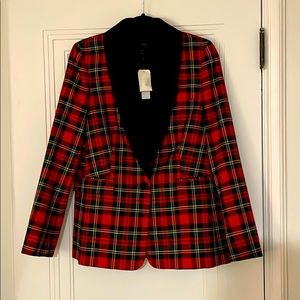 J.Crew tartan plaid blazer